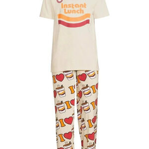 Maruchan Men's Sleepwear Set, 2-Piece, Size 2XL